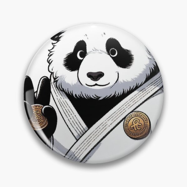 Artikelvorschau, Cute Panda Curly Hair Medal entworfen und verkauft von Martial-Art-23.