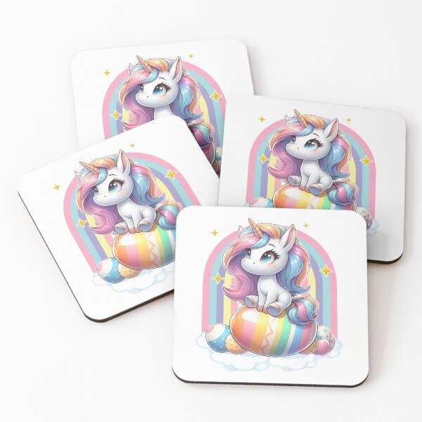 Item preview, Unicorn Happy Easter Day bunny Rainbow egg designed and sold by graphicmeyou.