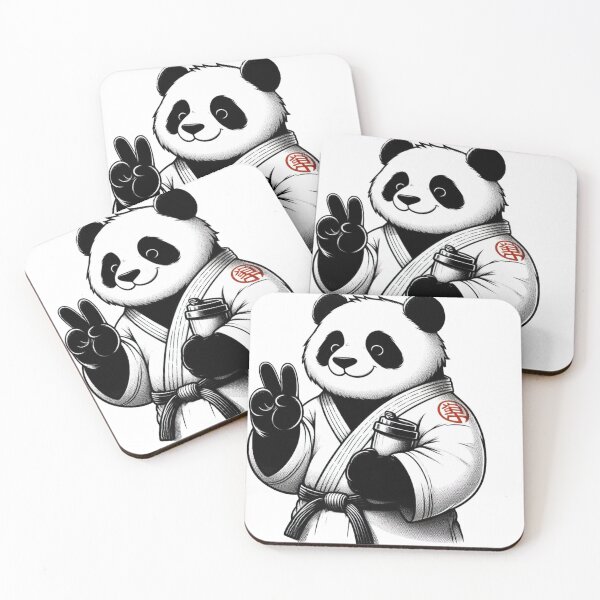 Item preview, Cute Panda After Workout Fingers Up BJJ  designed and sold by Martial-Art-23.