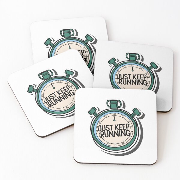 Item preview, Just Keep Running Comic Stopwatch designed and sold by NiftyWrx.