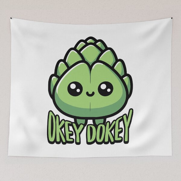 Item preview, Okey Dokey Acrichokey! Cute Artichoke Pun designed and sold by PMCreative.