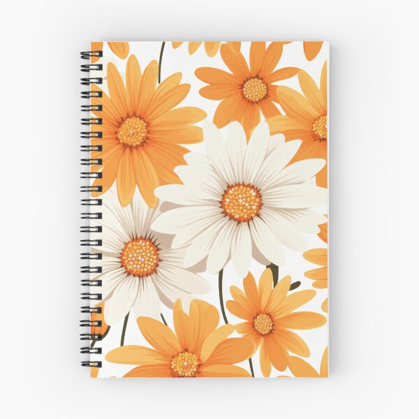 Item preview, Orange White Flower Pattern Spring Aesthetic Marguerite Blasingame Jan Berenstain designed and sold by SMARTKIT  DESIGNAGENCY.