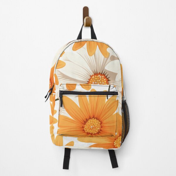 Item preview, Orange White Flower Pattern Spring Aesthetic Marguerite Blasingame Jan Berenstain designed and sold by SMARTKIT DESIGNAGENCY.