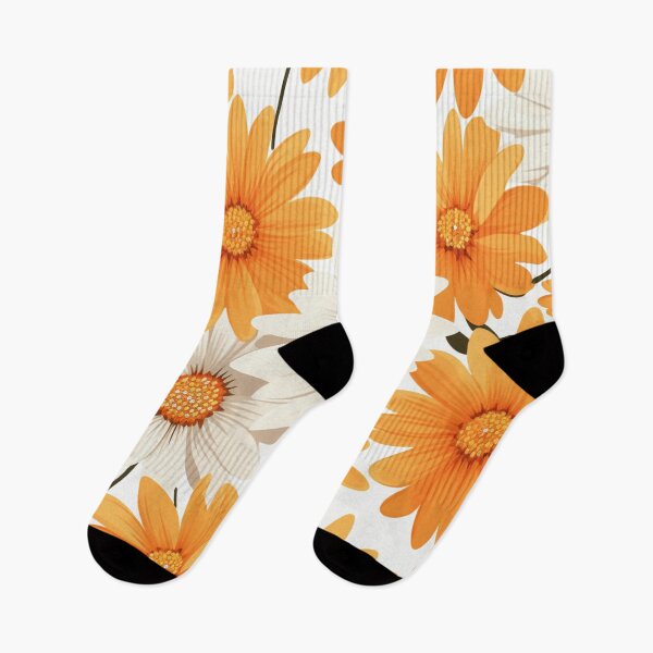 Item preview, Orange White Flower Pattern Spring Aesthetic Marguerite Blasingame Jan Berenstain designed and sold by SMARTKIT  DESIGNAGENCY.