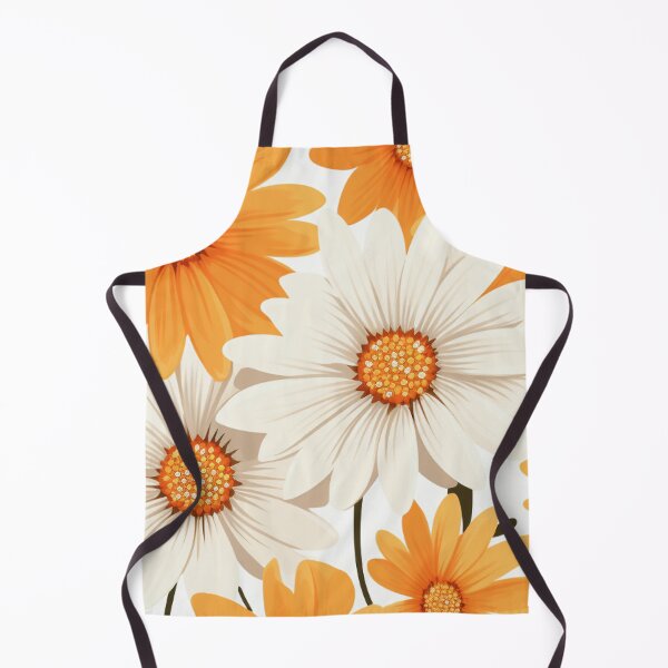 Item preview, Orange White Flower Pattern Spring Aesthetic Marguerite Blasingame Jan Berenstain designed and sold by SMARTKIT  DESIGNAGENCY.
