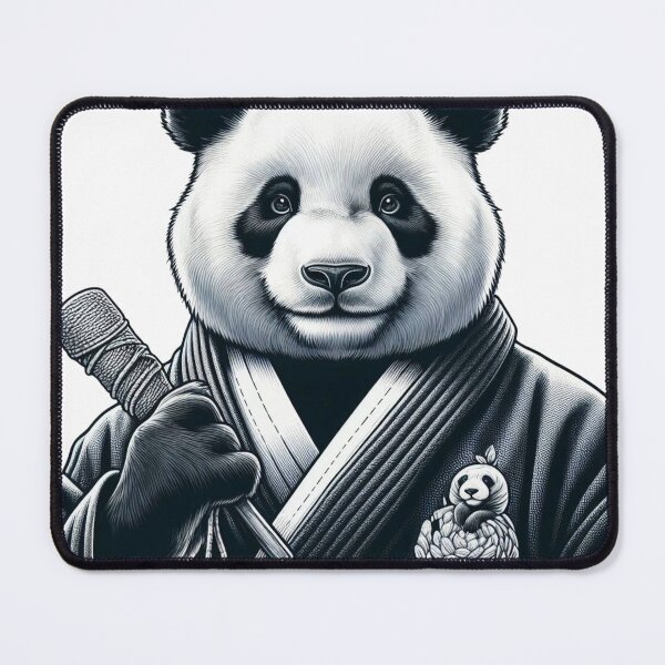 Item preview, Panda Black GI Japanese Style  designed and sold by Martial-Art-23.