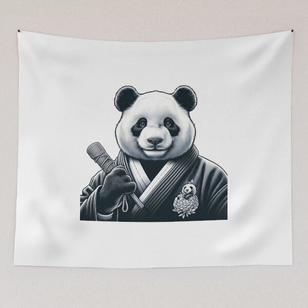 Item preview, Panda Black GI Japanese Style  designed and sold by Martial-Art-23.