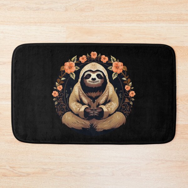 Item preview, Meditation - sloth in a funny style, gift meditation designed and sold by Andrea-Design.