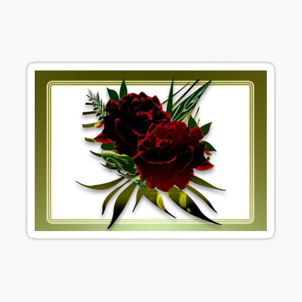 Vista previa del artículo con la obra «Bouquet de Rosas Negras», diseñado y vendido por mavicfe.