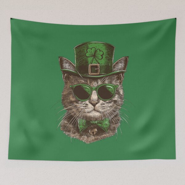 Artikelvorschau, Koboldkatze St. Patricks Day - LepreCat entworfen und verkauft von Wild-Co.