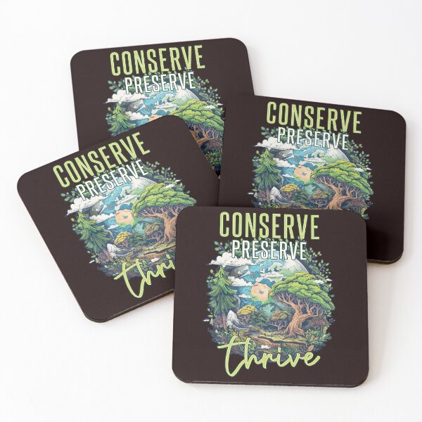 Item preview, Planet Earth Environmental Awareness Conserve Preserve Thrive designed and sold by fantasticdesign.