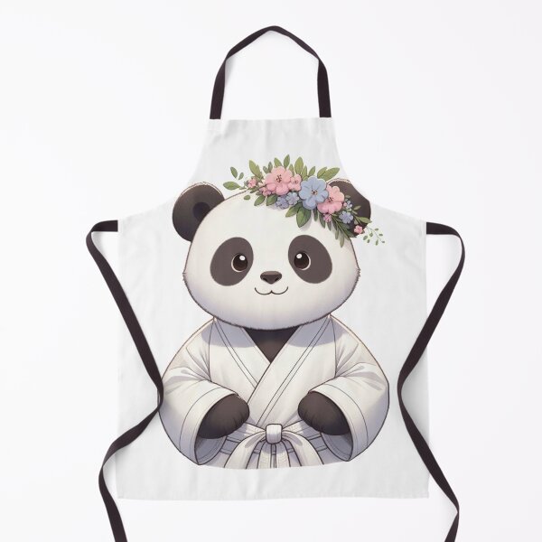 Item preview, Pastel Cute Cartoon Panda GI Flowers designed and sold by Martial-Art-23.