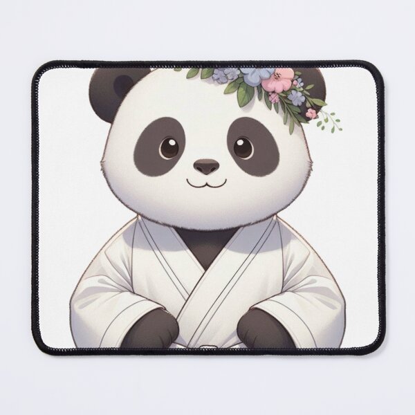 Item preview, Pastel Cute Cartoon Panda GI Flowers  designed and sold by Martial-Art-23.