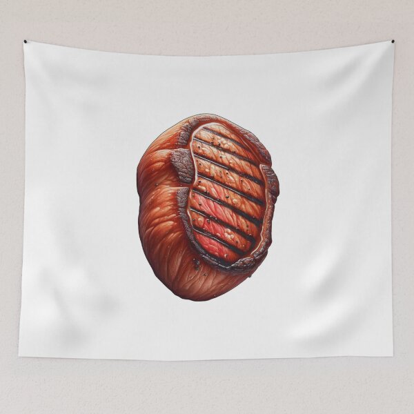 Item preview, Sirloin Steak Grilled Beef Meat Food Medium Well Rare designed and sold by kylmllr101684.