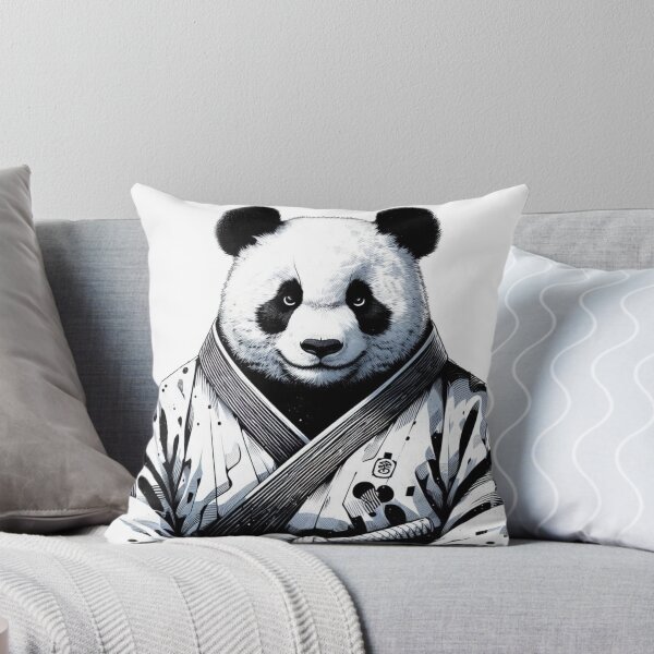 Item preview, Panda Fighting Master GI Black and White  designed and sold by Martial-Art-23.