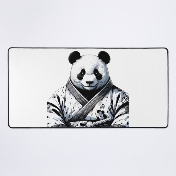 Item preview, Panda Fighting Master GI Black and White designed and sold by Martial-Art-23.