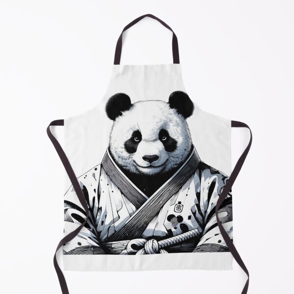 Item preview, Panda Fighting Master GI Black and White designed and sold by Martial-Art-23.