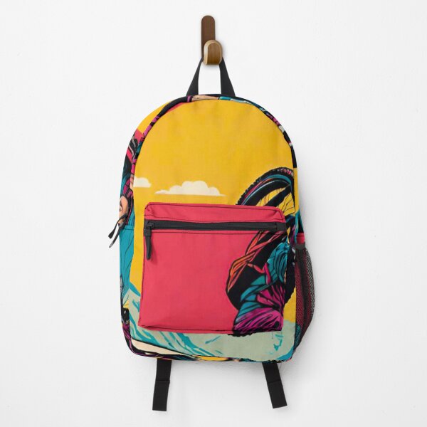 Item preview, Summit Thrill - Mountain Biker High in the Mountains designed and sold by GrizzlyCollective.