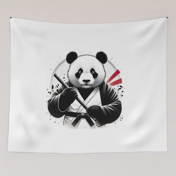 Item preview, Panda BJJ Japan Black designed and sold by Martial-Art-23.