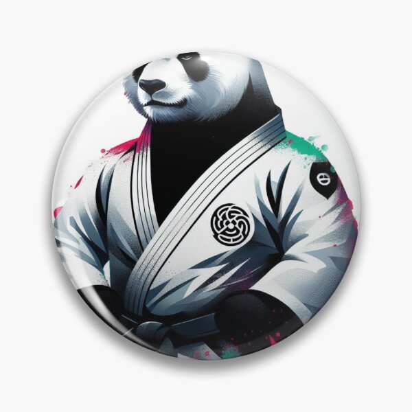 Artikelvorschau, BJJ Panda Brazil Fighter Red Green  entworfen und verkauft von Martial-Art-23.