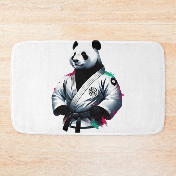Item preview, BJJ Panda Brazil Fighter Red Green  designed and sold by Martial-Art-23.
