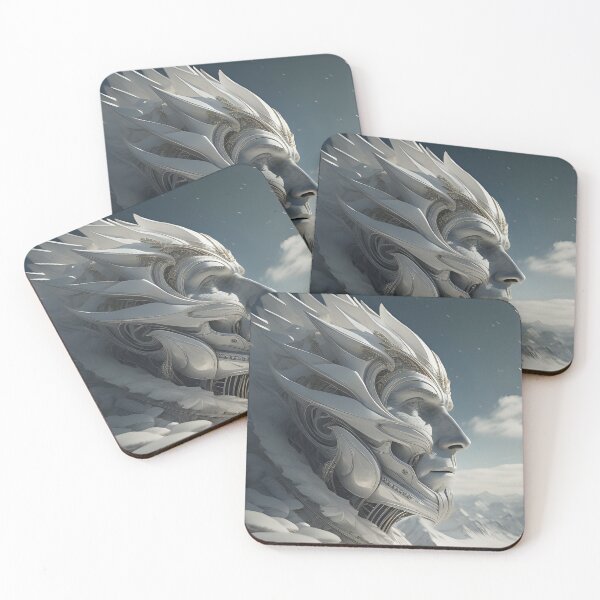 Item preview, Guardian of the Mountains and Snow | AI Art designed and sold by marjessas-world.