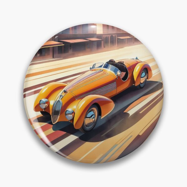 Item preview, Vintage car street scene designed and sold by tatty58.