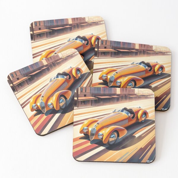 Item preview, Vintage car street scene designed and sold by tatty58.