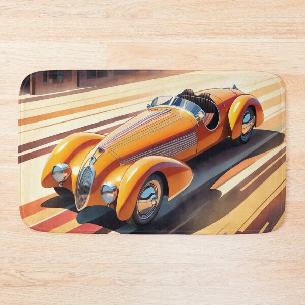 Item preview, Vintage car street scene designed and sold by tatty58.