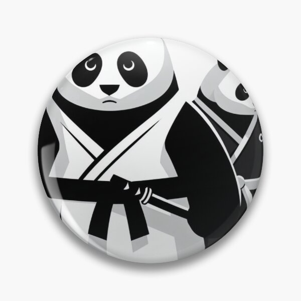 Item preview, Brazilian jiu jitsu Black White Panda GI designed and sold by Martial-Art-23.