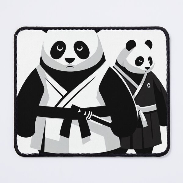 Item preview, Brazilian jiu jitsu Black White Panda GI designed and sold by Martial-Art-23.