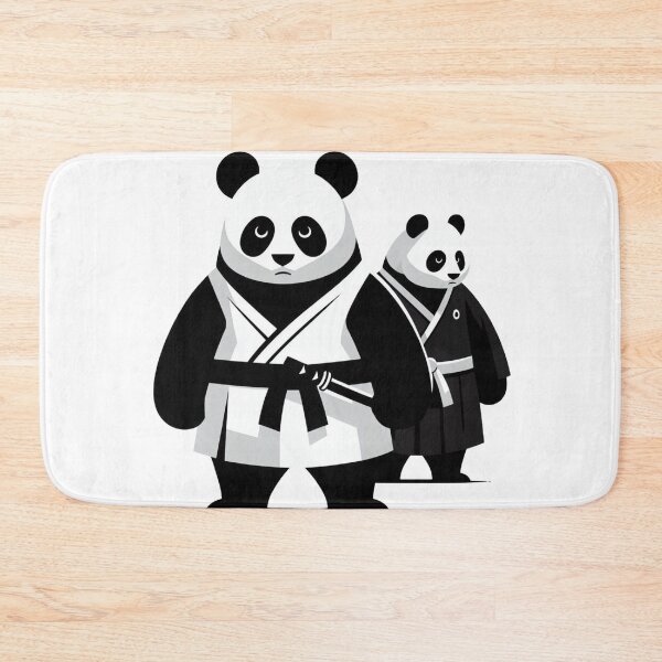 Item preview, Brazilian jiu jitsu Black White Panda GI designed and sold by Martial-Art-23.