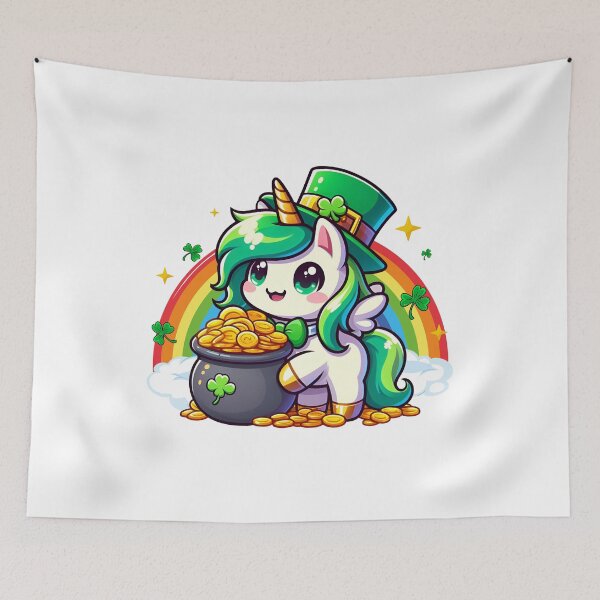 Item preview, St Patrick Day Irish Unicorn Lepricorn designed and sold by graphicmeyou.
