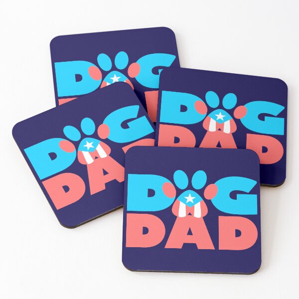 Item preview, Dog Dad Puerto Rico Flag Pet Paw Boricua designed and sold by byDarling.