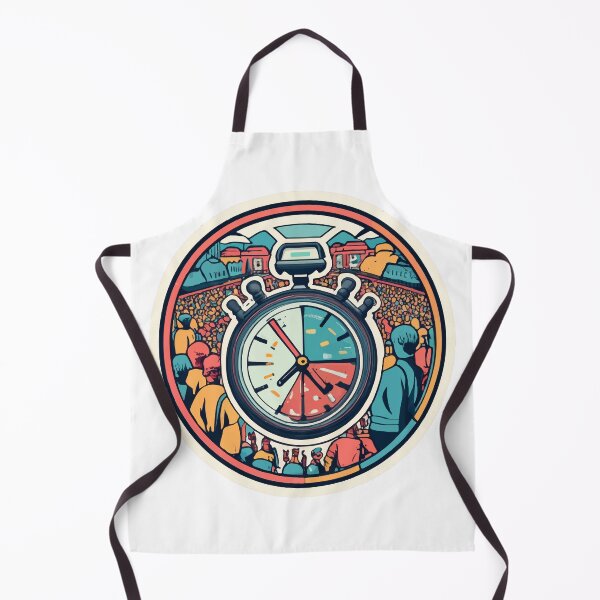 Item preview, Vintage Stopwatch Marathon Crowd Design designed and sold by NiftyWrx.