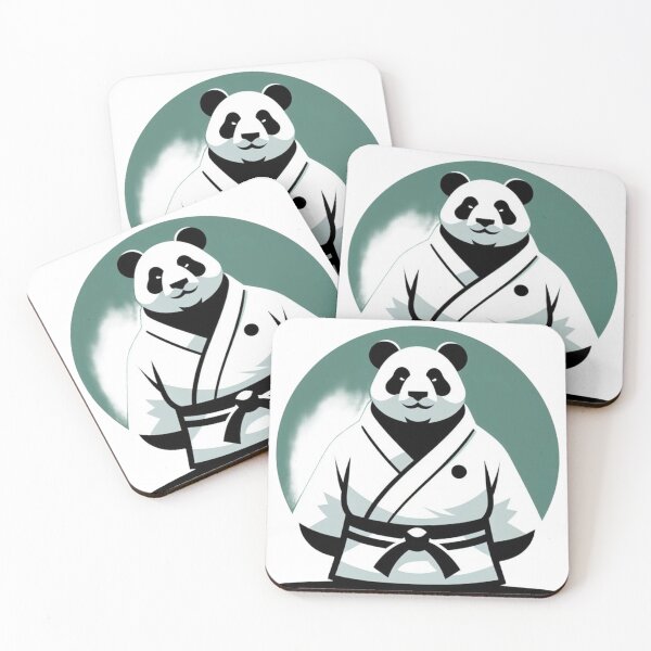 Item preview, Panda BJJ Brazilian jiu jitsu GI Green Background designed and sold by Martial-Art-23.