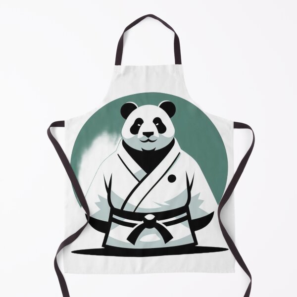 Item preview, Panda BJJ Brazilian jiu jitsu GI Green Background designed and sold by Martial-Art-23.