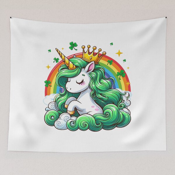 Item preview, St Patrick Day Irish Unicorn Lepricorn designed and sold by graphicmeyou.
