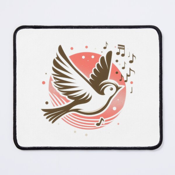 Item preview, Bird is Flying with Notes designed and sold by Gulyabani.