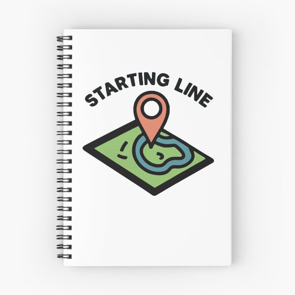 Item preview, Starting Line Map Pin & Trail - Runner's Journey designed and sold by NiftyWrx.