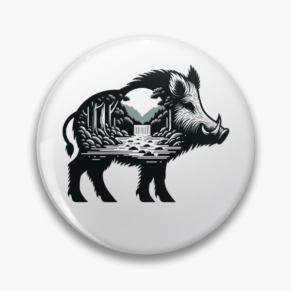 Artikelvorschau, Wildschwein entworfen und verkauft von landscapeworlds.