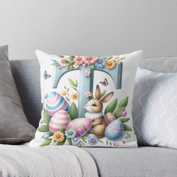 Item preview, Easter Watercolor Alphabet T designed and sold by Magnuna.