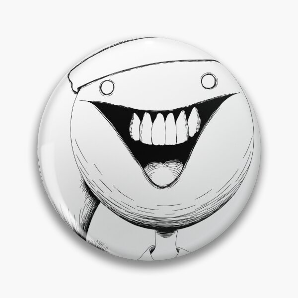 Item preview, Creepy smiling guy wearing a nightcap designed and sold by selkaycik.