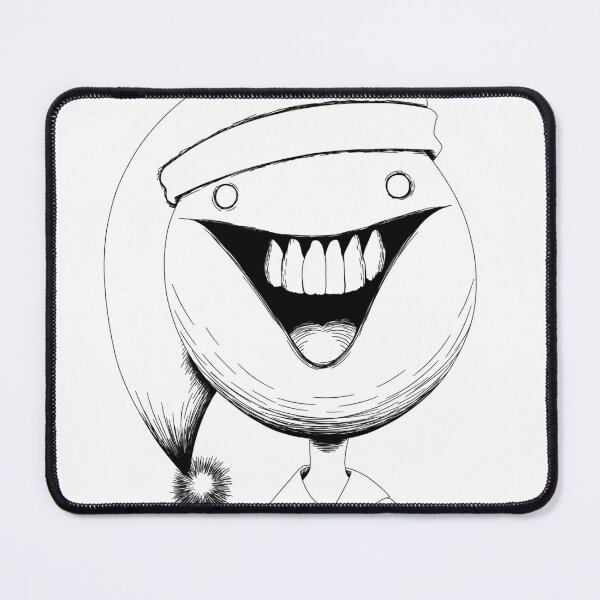 Item preview, Creepy smiling guy wearing a nightcap designed and sold by selkaycik.