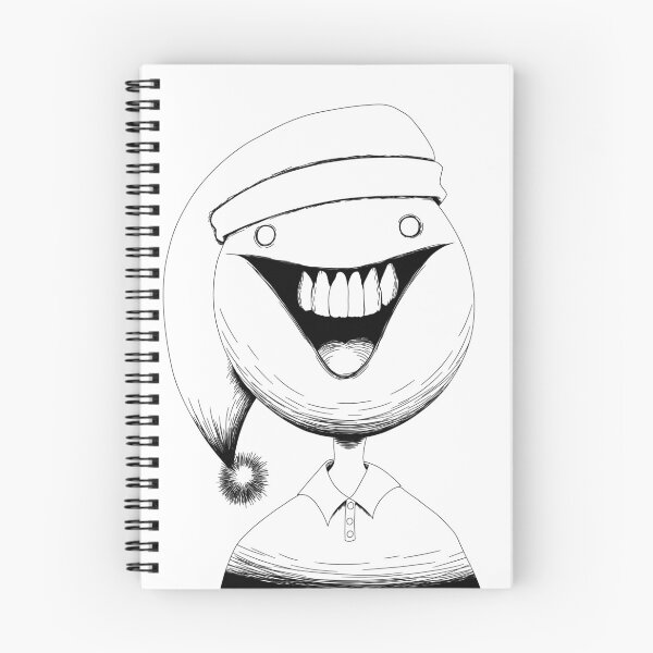 Item preview, Creepy smiling guy wearing a nightcap designed and sold by selkaycik.