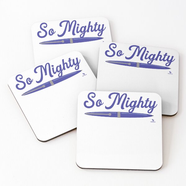 Item preview, So Mighty Author Blue Pen Statement Design designed and sold by mytshirtfort.