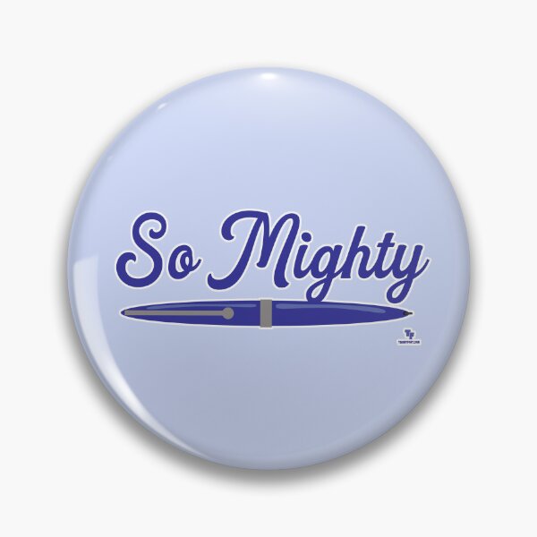 Item preview, So Mighty Author Blue Pen Statement Design designed and sold by mytshirtfort.
