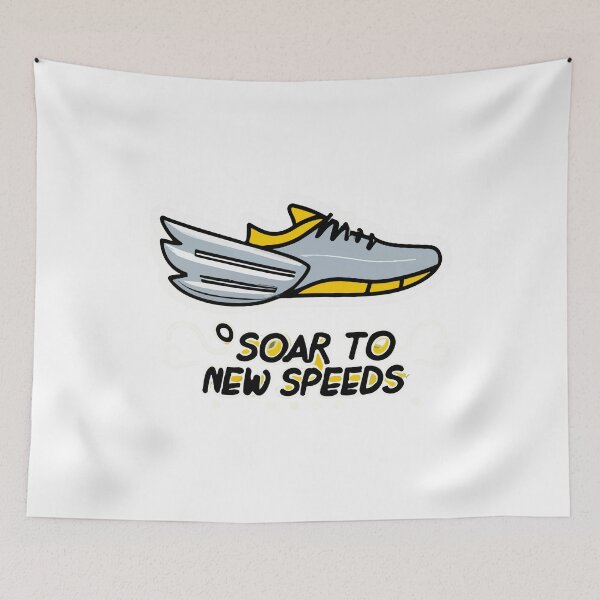 Item preview, Winged Running Shoe - Soar to New Speeds designed and sold by NiftyWrx.