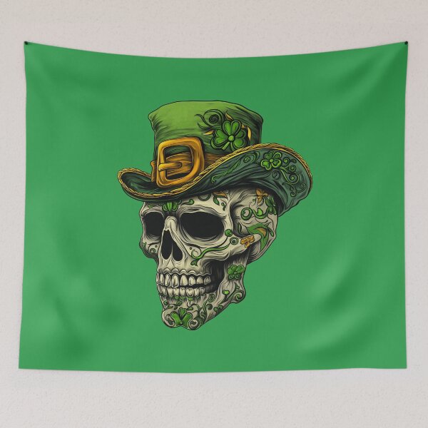 Item preview, Sugar Skull Leprechaun St. Patricks Day  designed and sold by Wild-Co.
