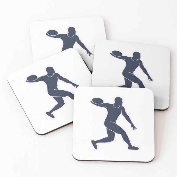 Item preview, Athletic Discus Thrower Silhouette designed and sold by NiftyWrx.
